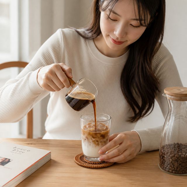 에스프레소 샷잔 손잡이 계량컵 카페 홈카페 소스 시럽 눈금 용기