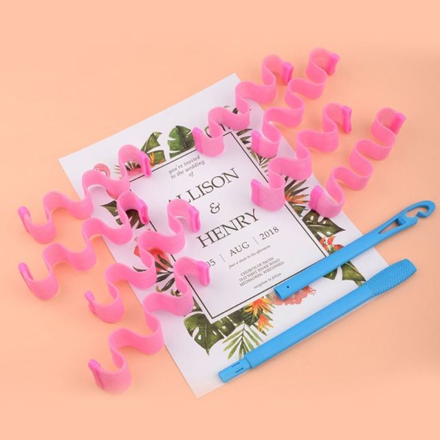 웨이브펌 롤12pcs 펌재료 미용롯드 히피펌롤 단발헤어롤
