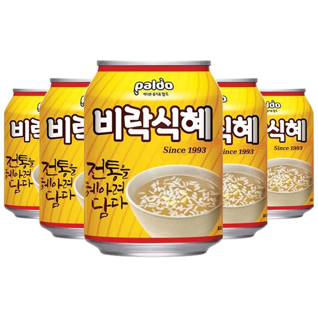 팔도 비락식혜 238ml 48캔, 대용량 식혜 음료 세트