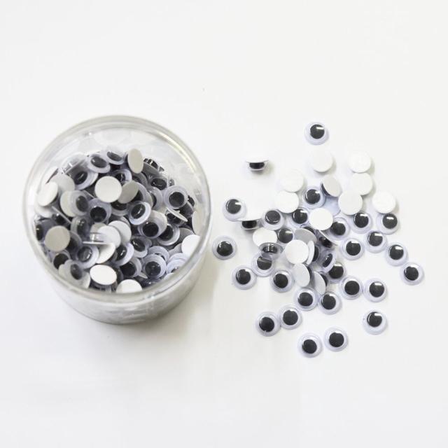 인형 눈알 8mm 1통(12g) 완구 스티커 눈알