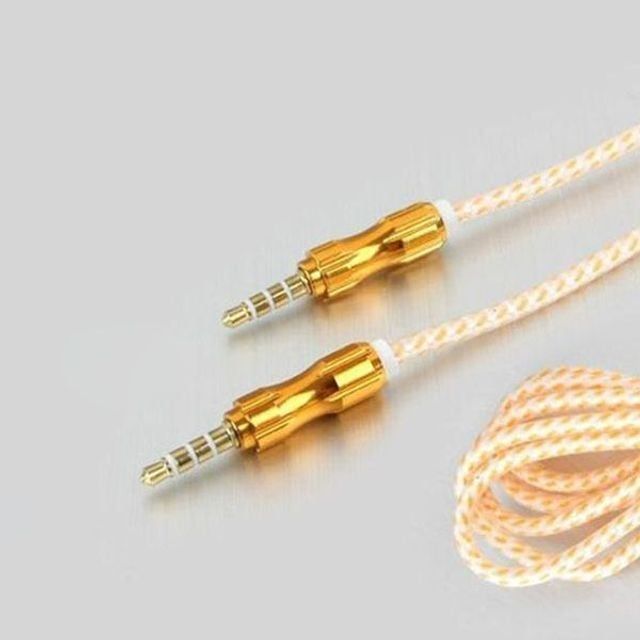 3.5mm 잭 음향 선 1m 길이 오디오
