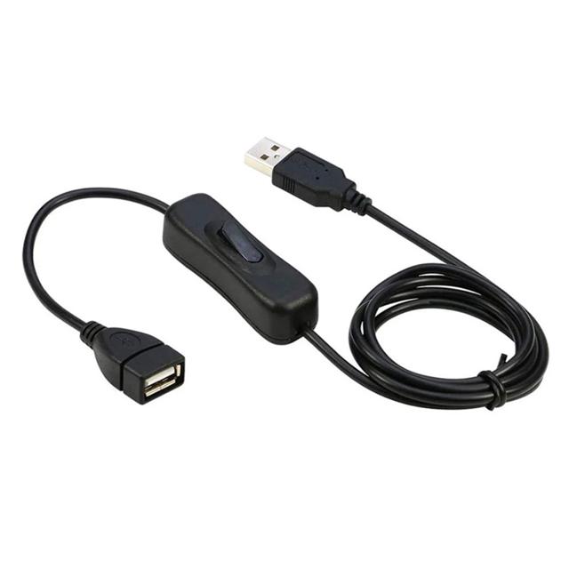 USB 전원 케이블 스위치 on/off usb연장 1m 2m