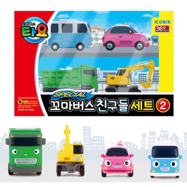 (724231) 아이코닉스 타요 스페셜 세트2 (4종) 꼬마버스 친구들