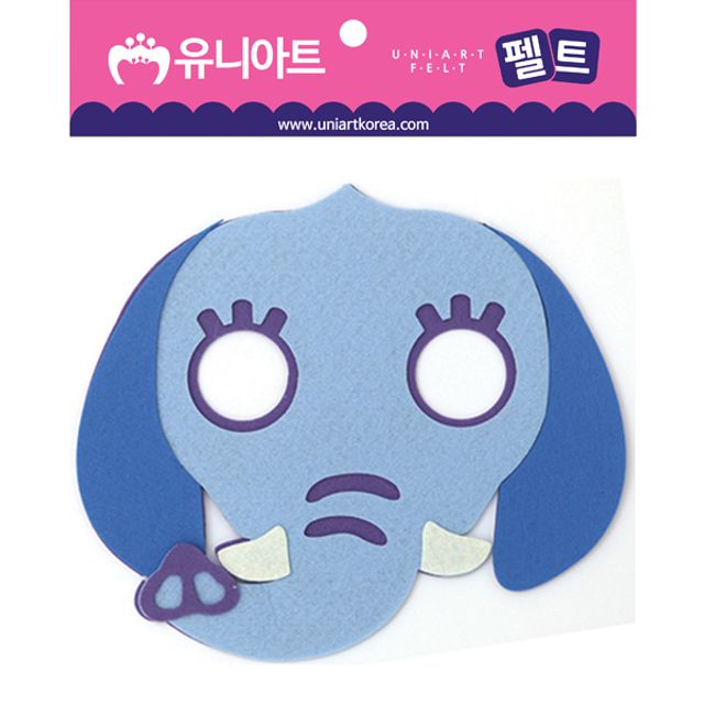 3500 펠트 코끼리가면