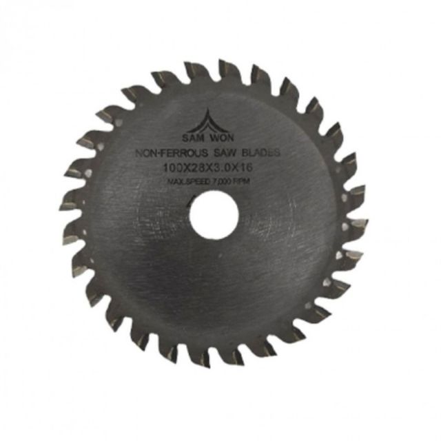 원형톱날 알루미늄 커팅날 팁쏘 100mm 28날