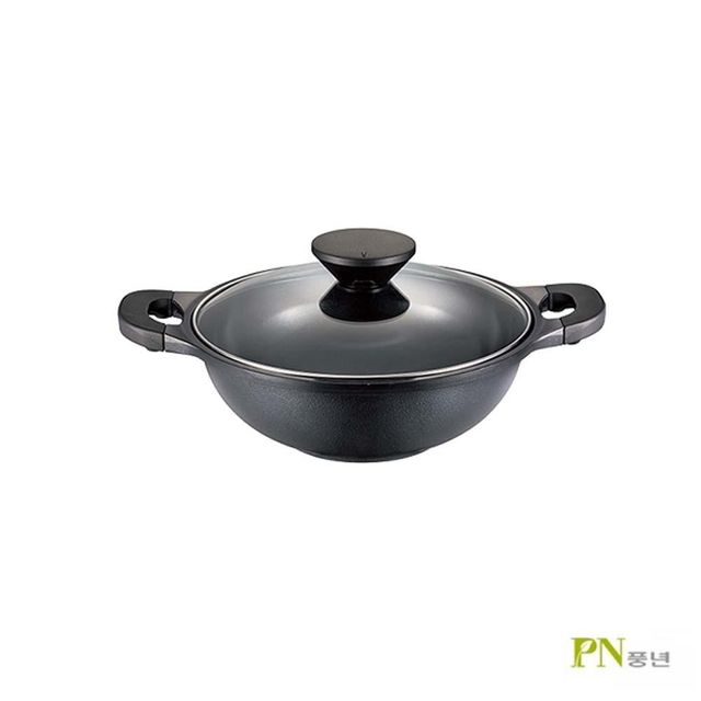 PN풍년 펄블랙 IH 전골냄비 26cm, 스텐 양은 라면냄비