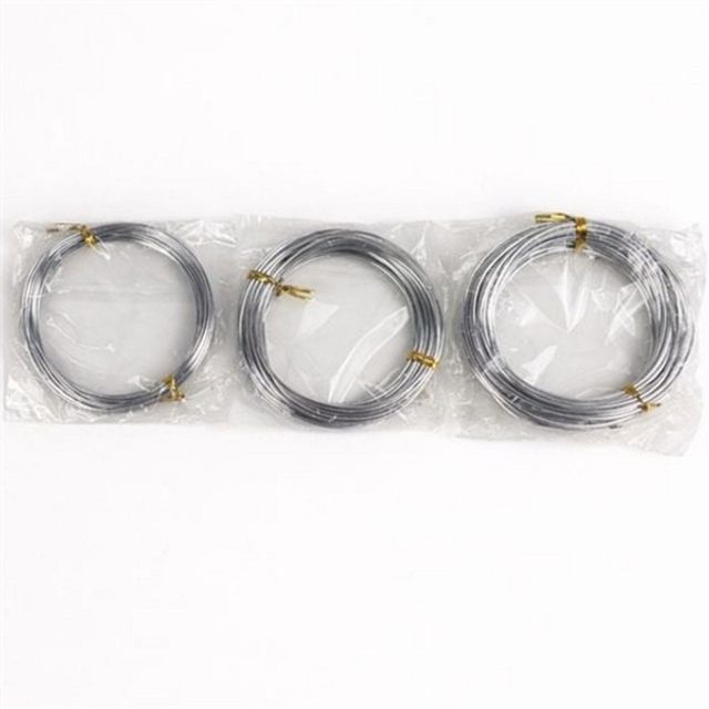 공예용 알루미늄 와이어 1mm1.5mm2mm 철사 재료 수공예 만들기 공예 마크라메 장식용 레터링 부자재 키링