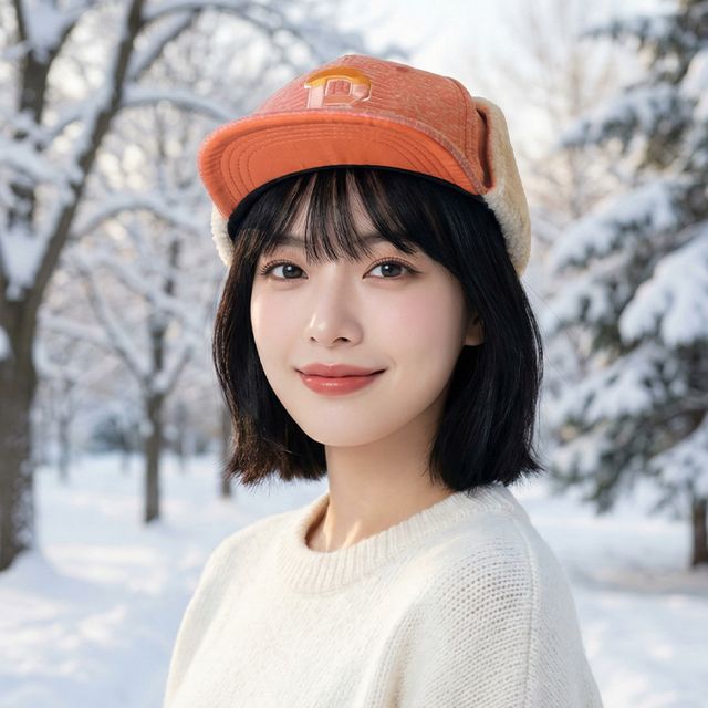 방한캡 보온 겨울 볼캡 귀달이 털모자 야구 니