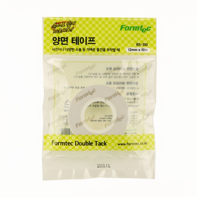 폼텍 양면테이프 BS310 12mmx10m X10개