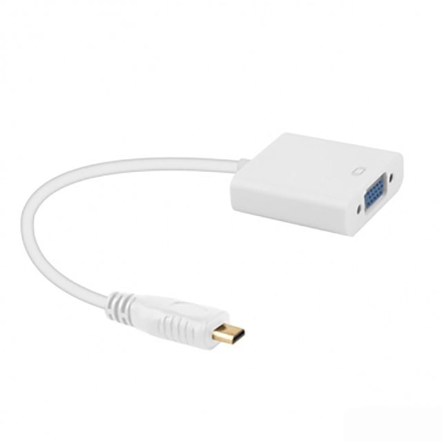 Micro HDMI to VGA 변환 컨버터 2417HVC-MR
