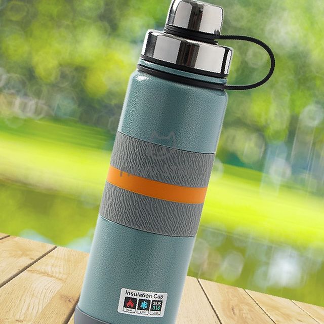 휴대용보온병 등산물통 텀블러 보온병 750ml 블루