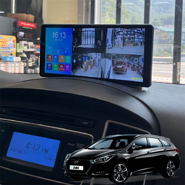 더뉴i40 제임스W 10.1인치 4채널블랙박스
