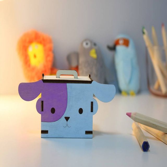 강아지 보석함 오르골 곰돌이 인형
