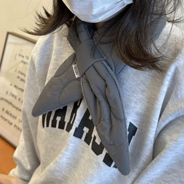 패딩 퀄팅 기모넥 경량 넥워머 남녀공용 누빔