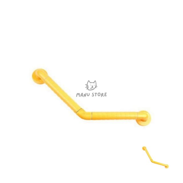화장실장애인손잡이 장애인안전손잡이 안전보조손잡이 450x450mm 노랑
