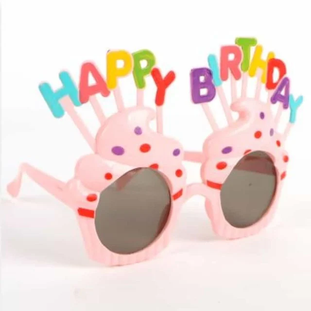 파티용품 생일파티안경 생일선글라스 생일케익 선글라스 핑크