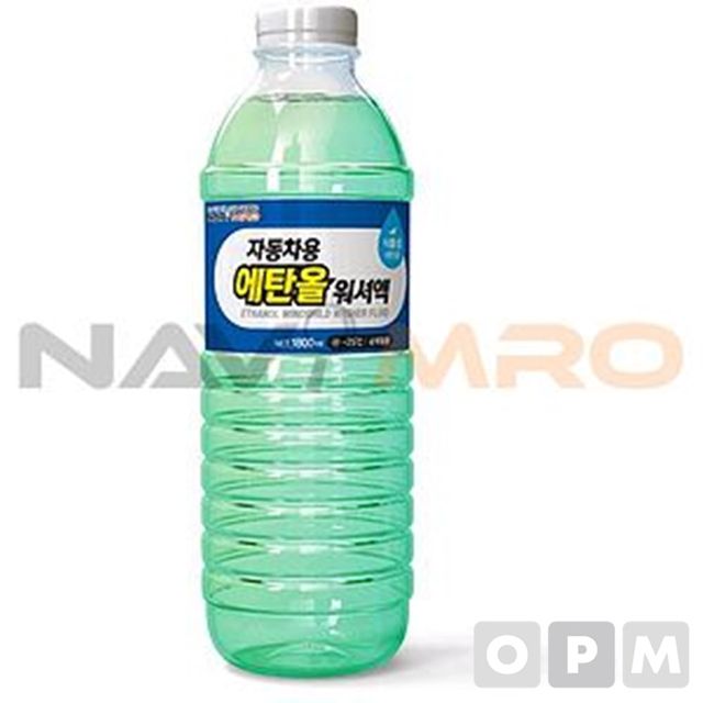 에탄올 워셔액 사계절용 1.8L 1EA 차량용 유리 세정제