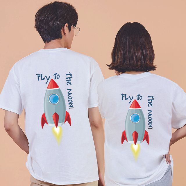 키밍 로켓 ROCKET 반팔롱티 여름티셔츠