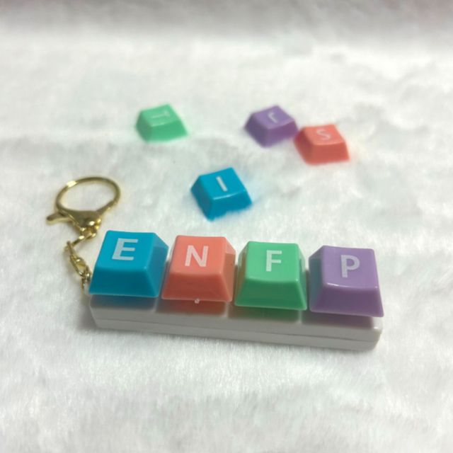 MBTI 키보드형 열쇠고리 키링