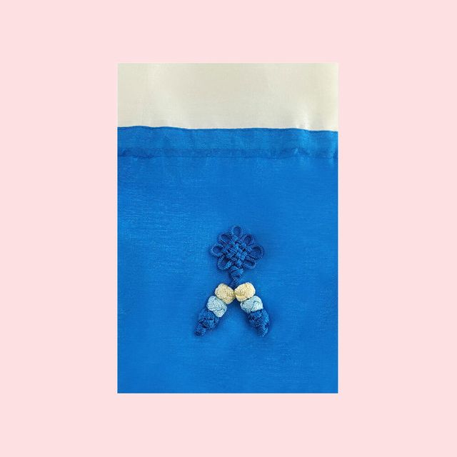 전통 쌈지 (파랑)
