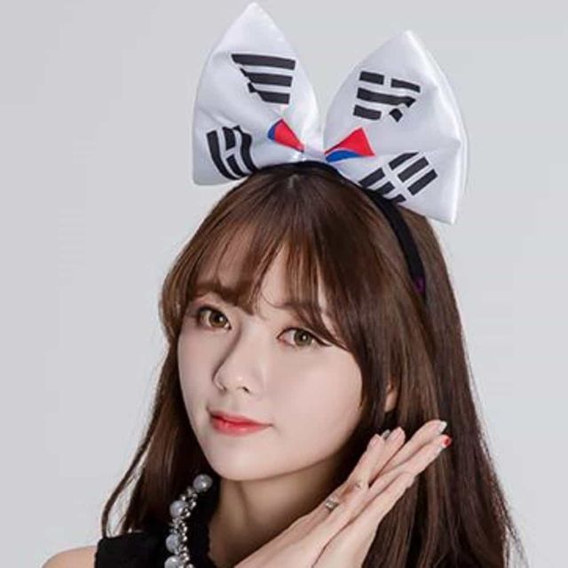 점보태극기머리띠 파티머리띠 응원머리띠