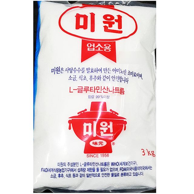 식자재 업소용 미원 대상 3K 대용량 조미료