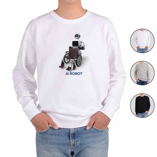 헤비맨투맨 인공지능 로봇 AI ROBOT 7 그림 티셔츠