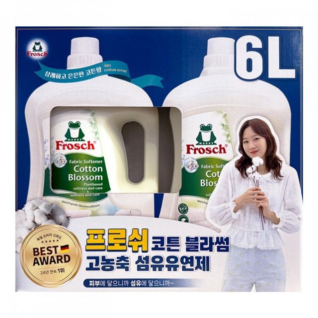 섬유유연제 코튼블라썸 3L 2개입