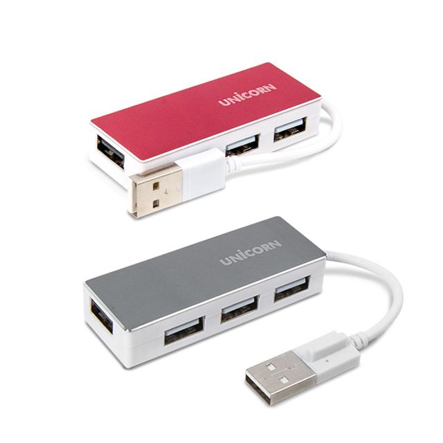 유니콘 RH-A40 USB2.0 4포트 USB허브 무전원