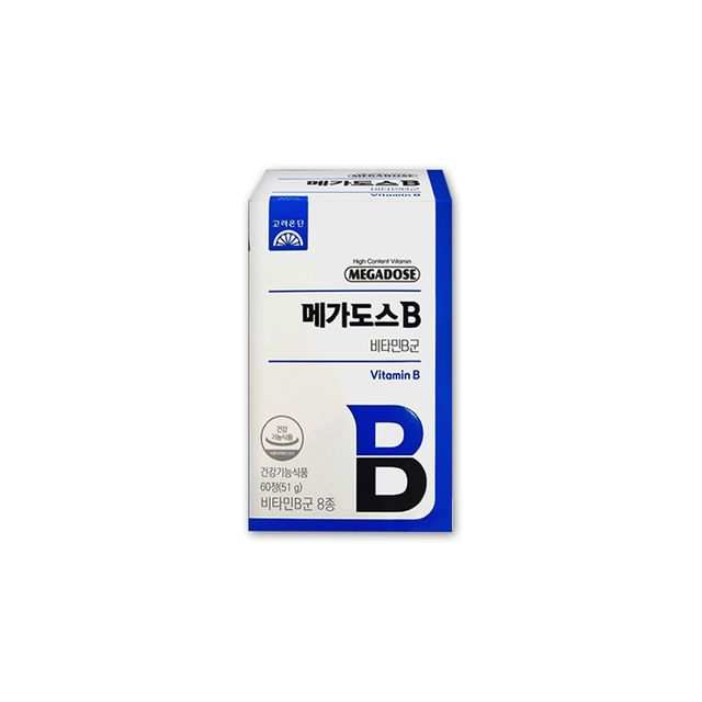 고려은단 메가도스B 비타민B군 850mg x 60정 1개