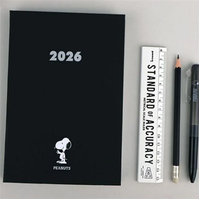 심플한 2026년 다이어리 직장인 만년형 다이어리 일기장 문구류 노트 하드