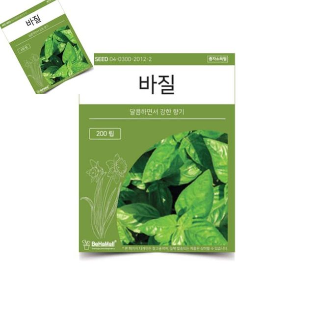 바질 씨앗 텃밭 채소종자 바질키우기 텃밭용품