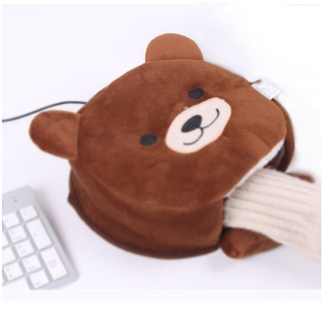 곰인형 USB 온열 손목쿠션겸 마우스패드