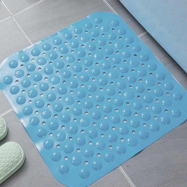 논슬립 욕실매트 47x47(블루) 욕실미끄럼방지매트 욕실미끄럼방지패드