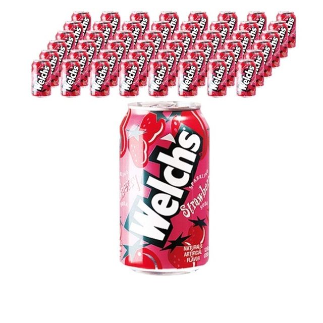 웰치스 딸기 355ml (24캔) x 2박스