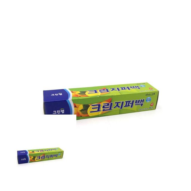 지퍼백 30 x 35cm 15매 위생백 주방 비닐지퍼백