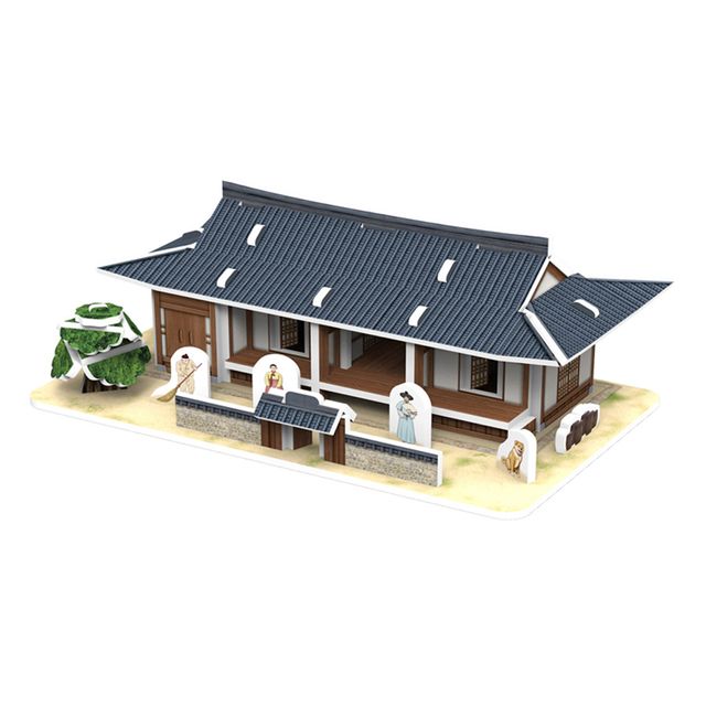 WC705 기와집 페이퍼락 3D입체퍼즐