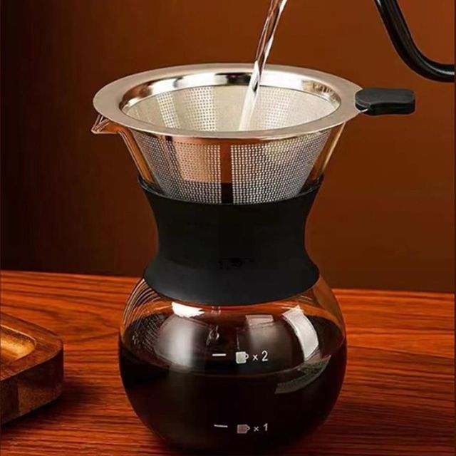 필터 드립서버 세트 300ml 2중스텐필터