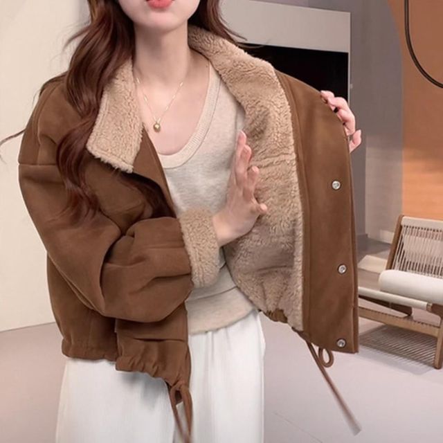 가을 야상점퍼 여성 커플룩 데이트용 편안한 점퍼