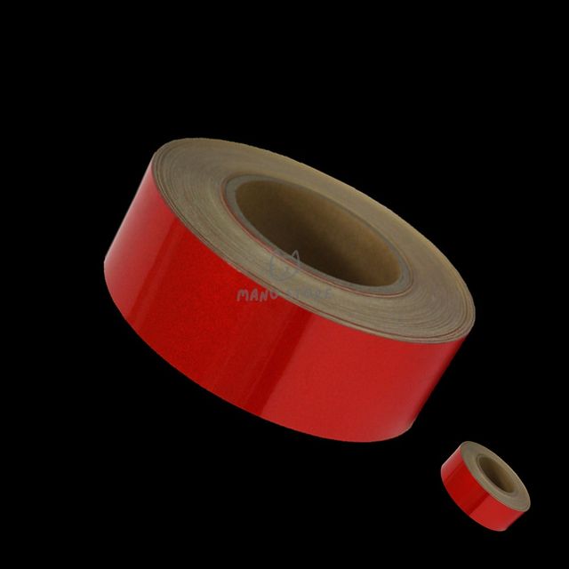 차량반사스티커 자동차반사스티커 안전반사 테이프 50mm x 45M 적색
