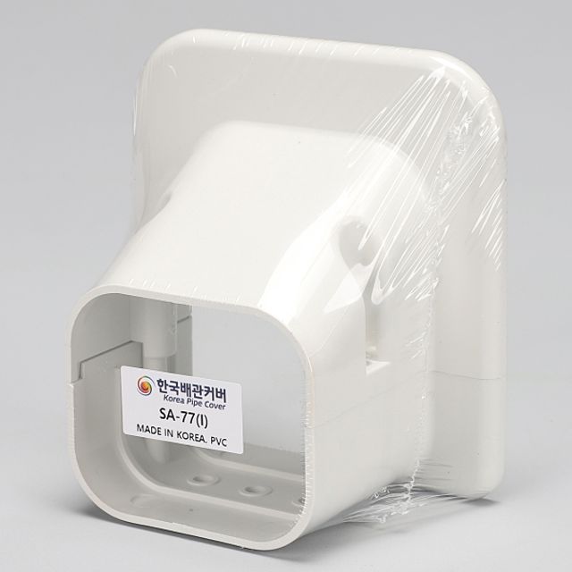 한국배관커버 에어컨 배관 벽마감 구멍마개 마감커버 77mm SA-77(I)