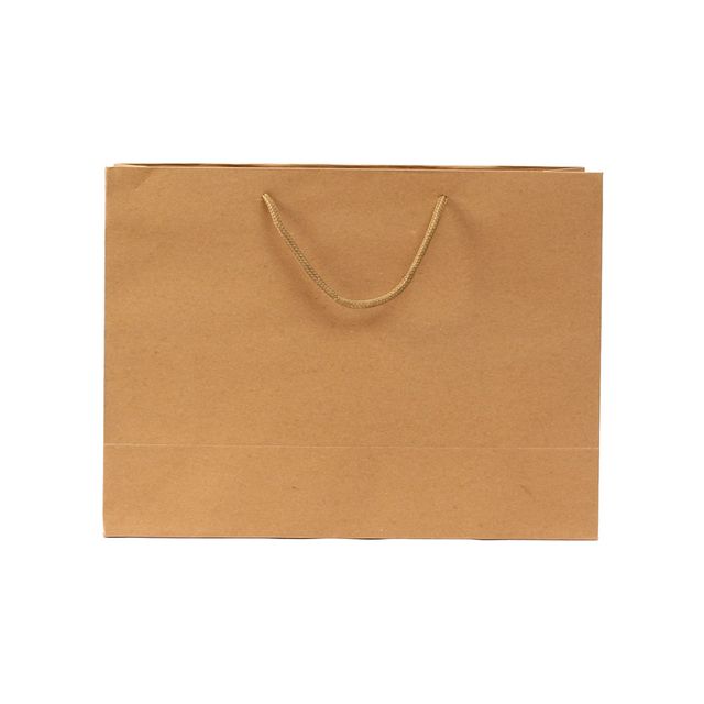 무지 가로형 쇼핑백(브라운)(24x17cm)종이쇼핑백