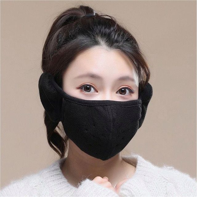 겨울 남녀 숨구멍 방한마스크 마스크 귀마개 기모