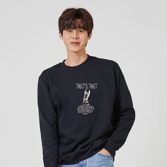 키밍 재택근무 인터넷서핑 캐주얼맨투맨 사회적운동