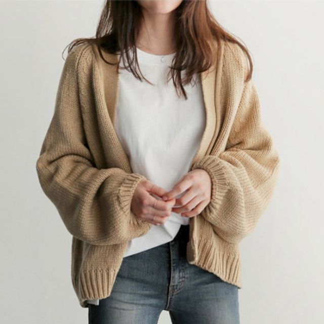 여성 숏 가디건 다양한 패션코디 데일리 가디건 3색