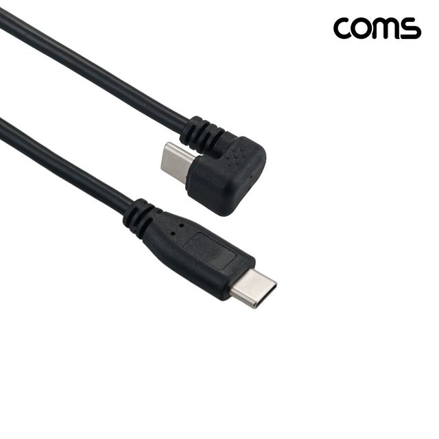 COMS USB C타입 U자형 꺾임 충전 케이블(M/M) 2M
