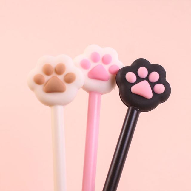 고양이 발바닥 볼펜 3종/냥이 펜 귀여운 예쁜 캐릭터