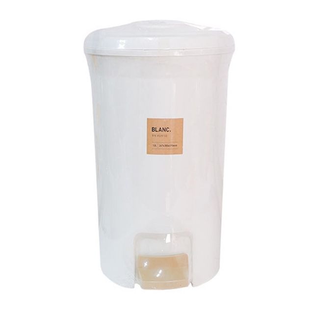 BLANC 페달 휴지통 12L(원형)