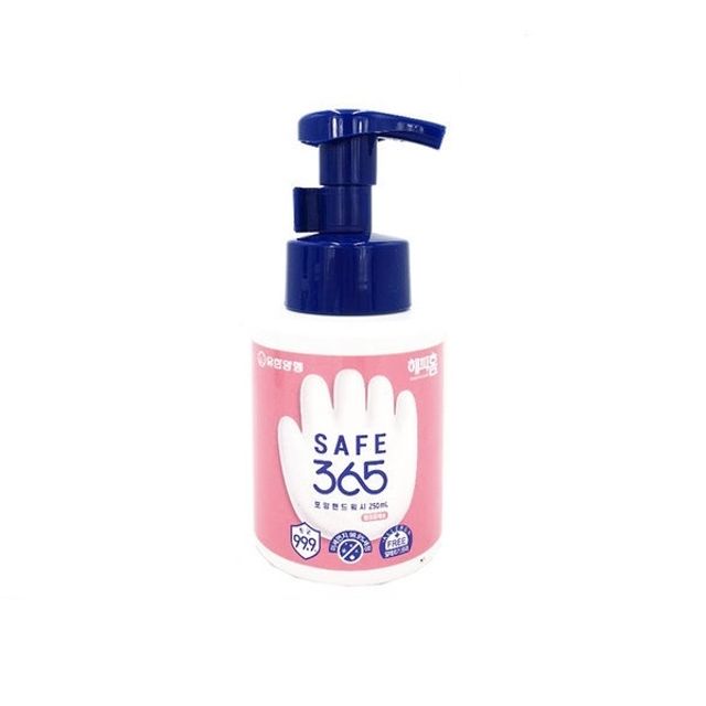 해피홈 핸드워시 용기 250ML 핑크포레향