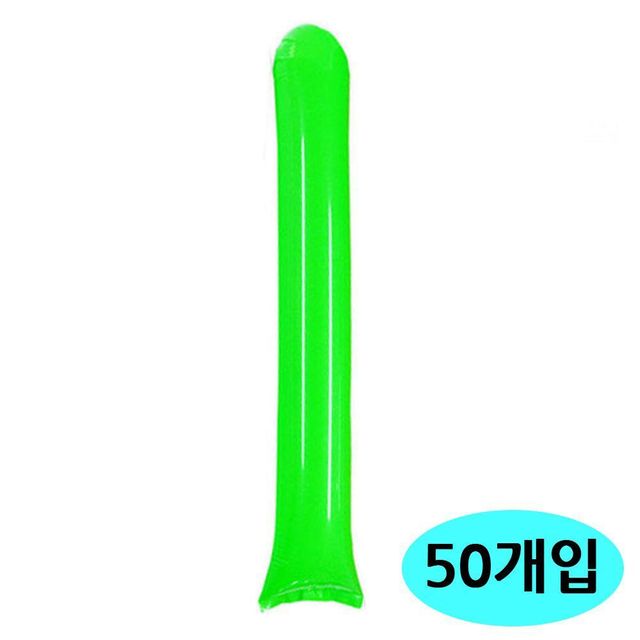 체육대회 운동회 응원 막대 풍선 그린 2세트 50개입